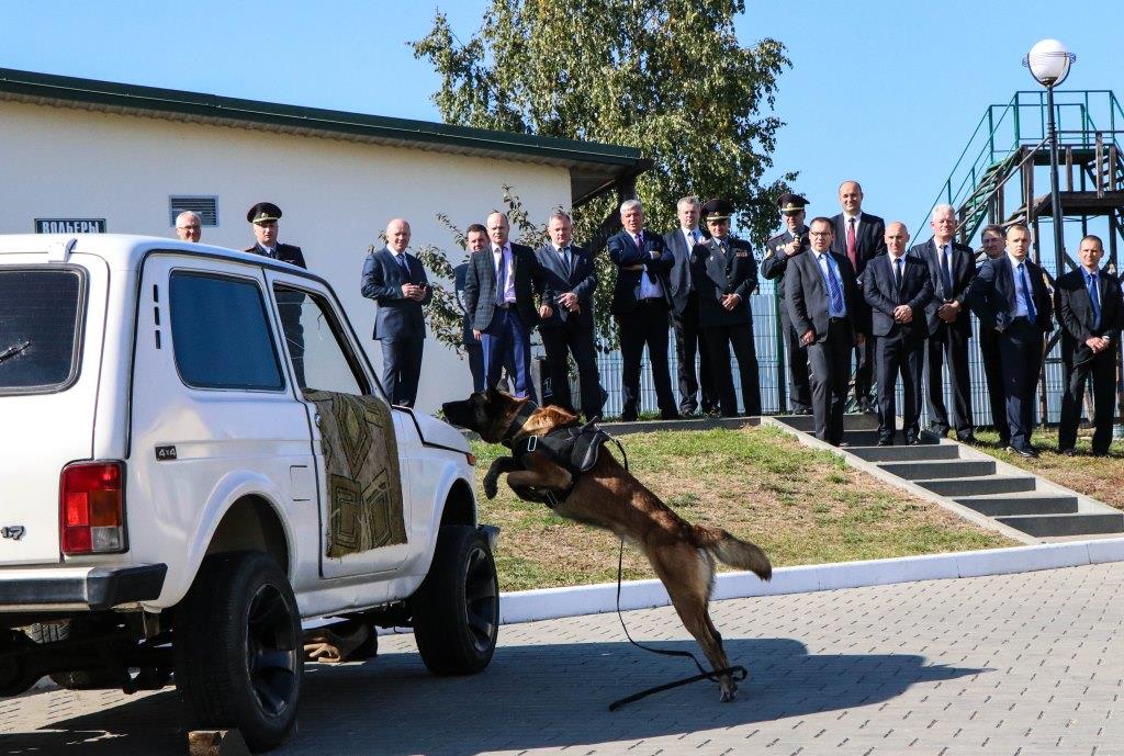 Начальники штабов структуры МВД посетили Октябрьский (Гродно) отдел