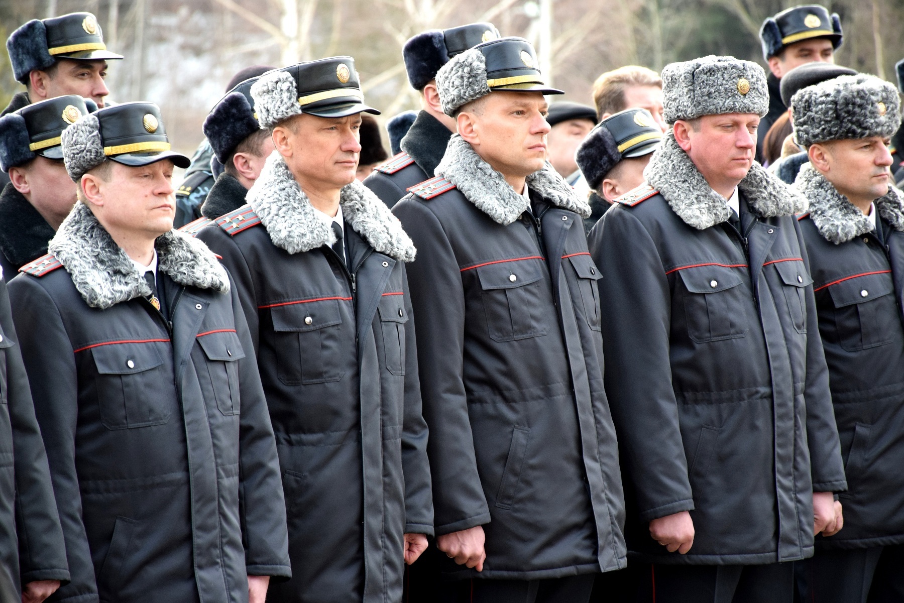 Торжественный митинг, посвященный 105-летию со Дня образования белорусской  милиции