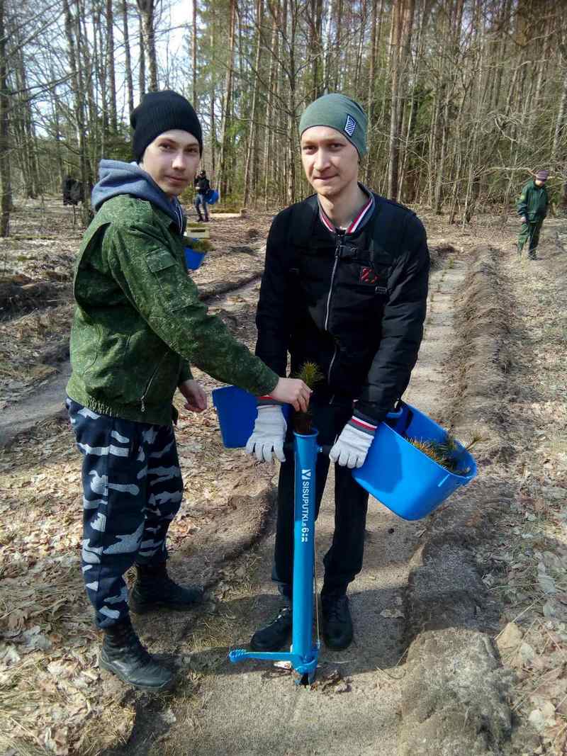 Сотрудники Кировского отделения Департамента охраны приняли участие в акции  «Неделя леса» | Могилевское областное управление департамента охраны МВД  Республики Беларусь