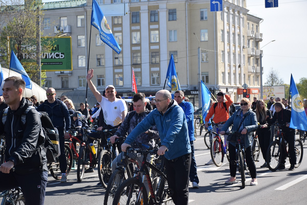 Городской велопробег прошел в Могилеве | Могилевское областное управление  департамента охраны МВД Республики Беларусь